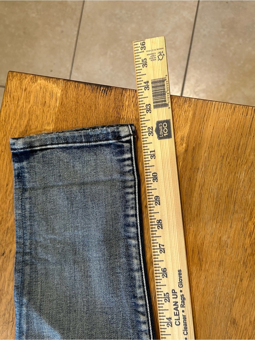 Judy Blue Grey Distressed Skinny Jeans with Button-Fly - Picture 4 of 8